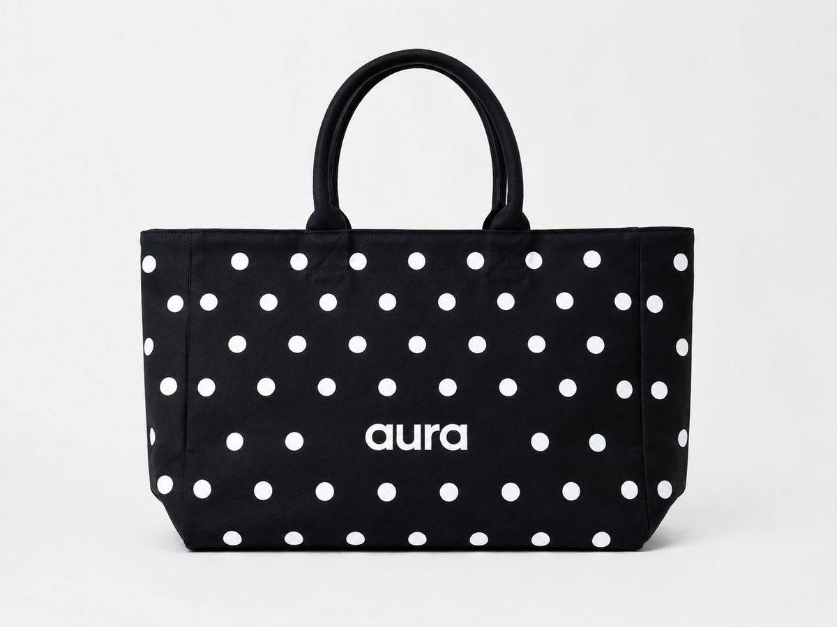 Tote Bag AURA à pois Viral I Format Oversize I Édition limitée