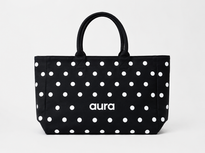 Tote Bag AURA à pois Viral I Format Oversize I Édition limitée