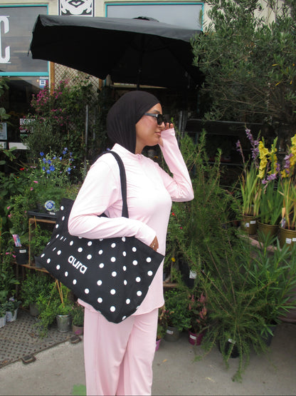 Tote Bag AURA à pois Viral I Format Oversize I Édition limitée