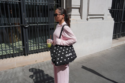 Tote Bag AURA à pois Viral I Format Oversize I Édition limitée